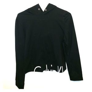 Calvin Klein hoodie crop top